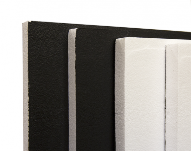 Polyboard 4×4  Black / White 2″
